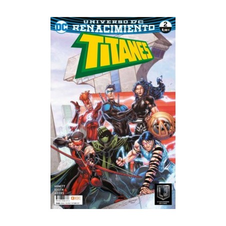 TITANES Nº 2 UNIVERSO DC RENACIMIENTO