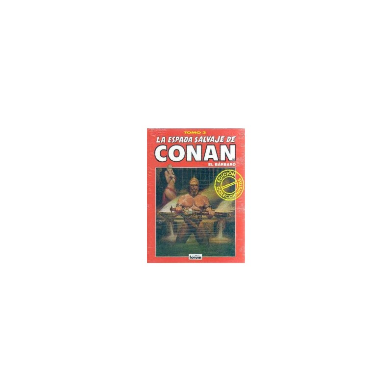 LA ESPADA SALVAJE DE CONAN EDICION COLECCIONISTAS TOMOS ROJOS  Nº 1 AL 5 ( CORRESPONDEN A LOS NUMEROS 1 AL 15 DE LA ESPADA SALVAJE )