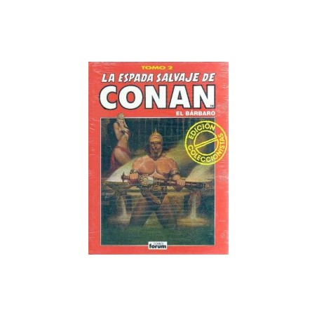 LA ESPADA SALVAJE DE CONAN EDICION COLECCIONISTAS TOMOS ROJOS  Nº 1 AL 5 ( CORRESPONDEN A LOS NUMEROS 1 AL 15 DE LA ESPADA SALVAJE )