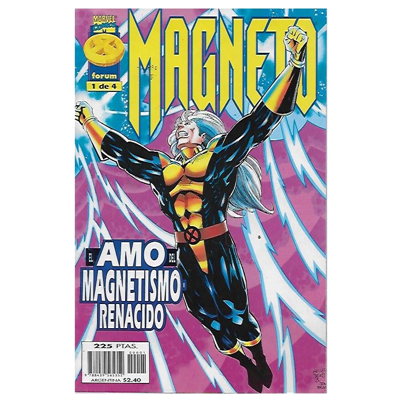 MAGNETO EL AMO DEL MAGNETISMO RENACIDO MINI SERIE COMPLETA 4 COMIC-BOOKS