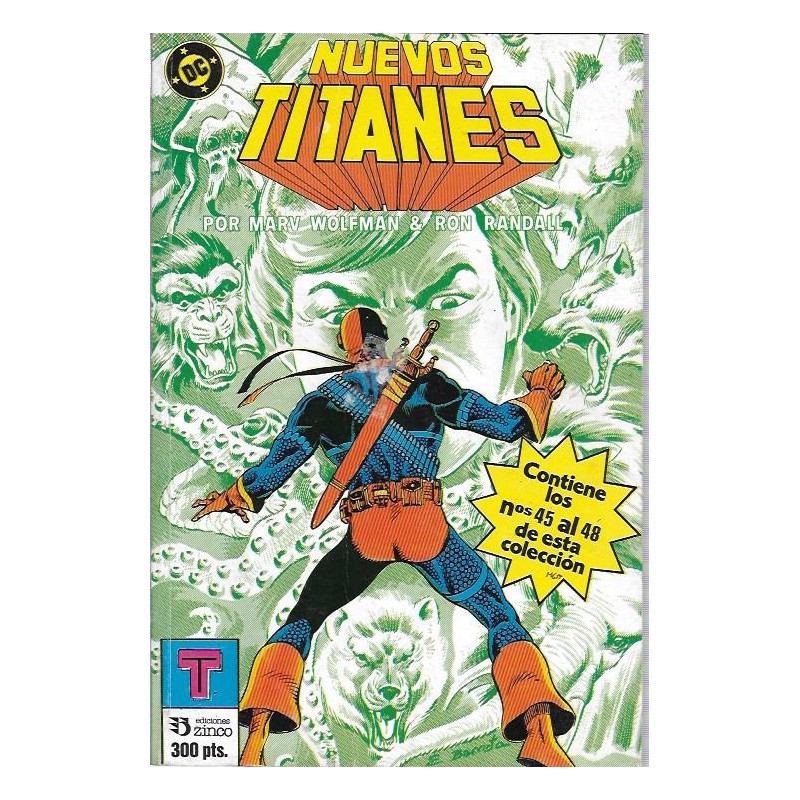 NUEVOS TITANES VOL.1 ED.ZINCO Nº 45 AL 48