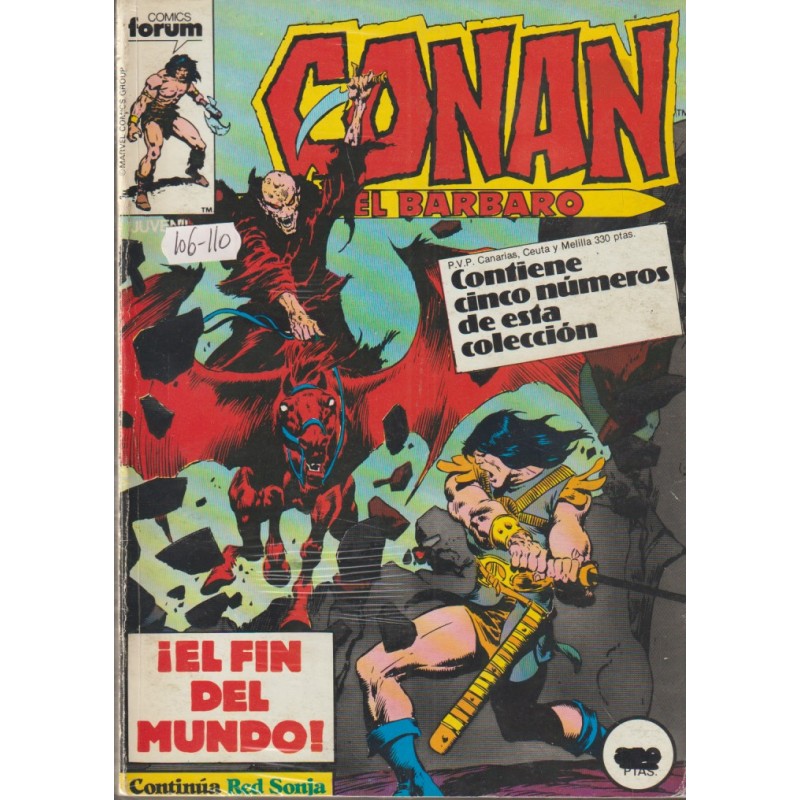 CONAN EL BARBARO VOL.1 Nº 106 AL 155 EN 10 RETAPADOS