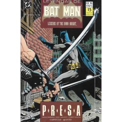 LEYENDAS DE BATMAN ED.ZINCO Nº 11 AL 15 PRESA POR DOUG MOENCH Y PAUL GULACY