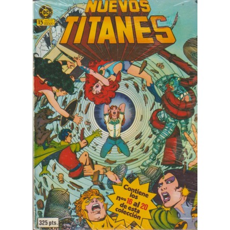 NUEVOS TITANES VOL.1 ED.ZINCO Nº 16 AL 20 EN UN RETAPADO