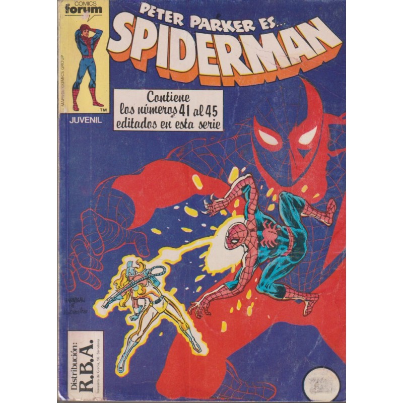 SPIDERMAN VOL.1 ED.FORUM Nº 41 AL 45 EN UN RETAPADO