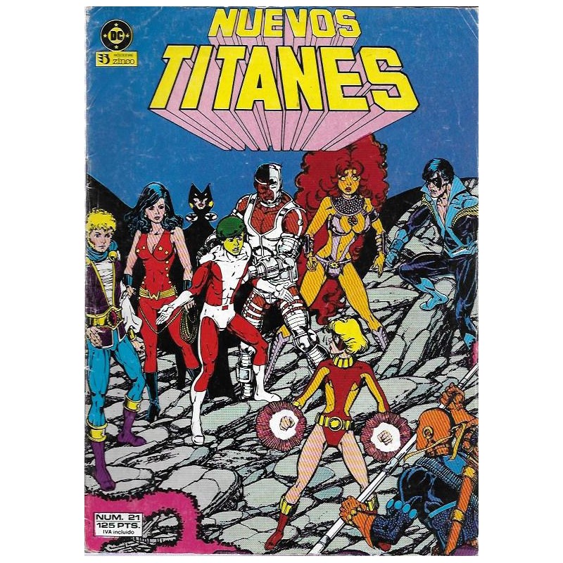 NUEVOS TITANES VOL.1 ED.ZINCO Nº 21 Y 22