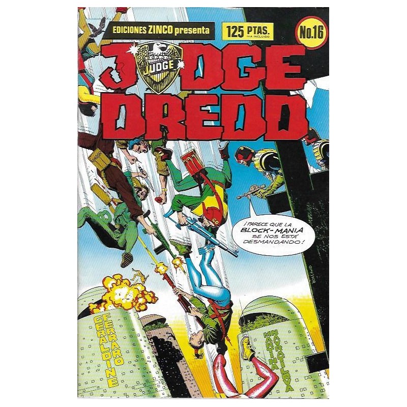 JUDGE DREDD ED.ZINCO Nº 16