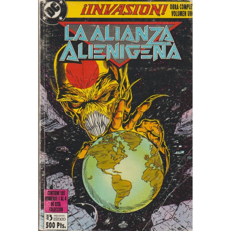 INVASION ED.ZINCO Nº 1 AL 4 EN UN RETAPADO