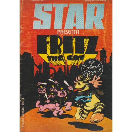 STAR COMIX NUMERO 13FRITZ THE CAT ( NUMERO SECUESTRADO POR LAS AUTORIDADES )