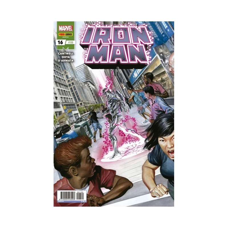 IRON MAN VOL.2 ED.PANINI Nº 135 ( Nº 16 ETAPA CANTWELL )