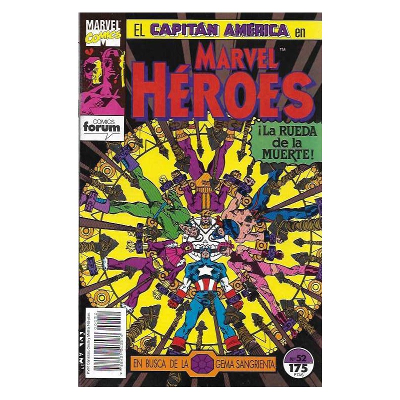 MARVEL HEROES Nº 51 A 53 : EL CAPITAN AMERICA EN BUSCA DE LA GEMA SANGRIENTA