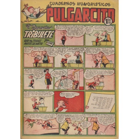 PULGARCITO 5ª EPOCA Nº 188 EL REPORTER TRIBULETE POR CIFRE