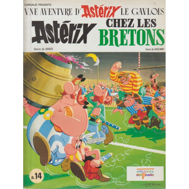 ASTERIX CHEZ LE BRETONS  EN FRANCES EDICIONES DEL PRADO