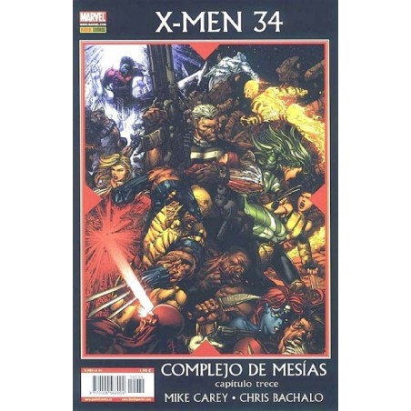 X-MEN VOL.3 ED.PANINI Nº 34 COMPLEJO DE MESIAS CAPITULO TRECE