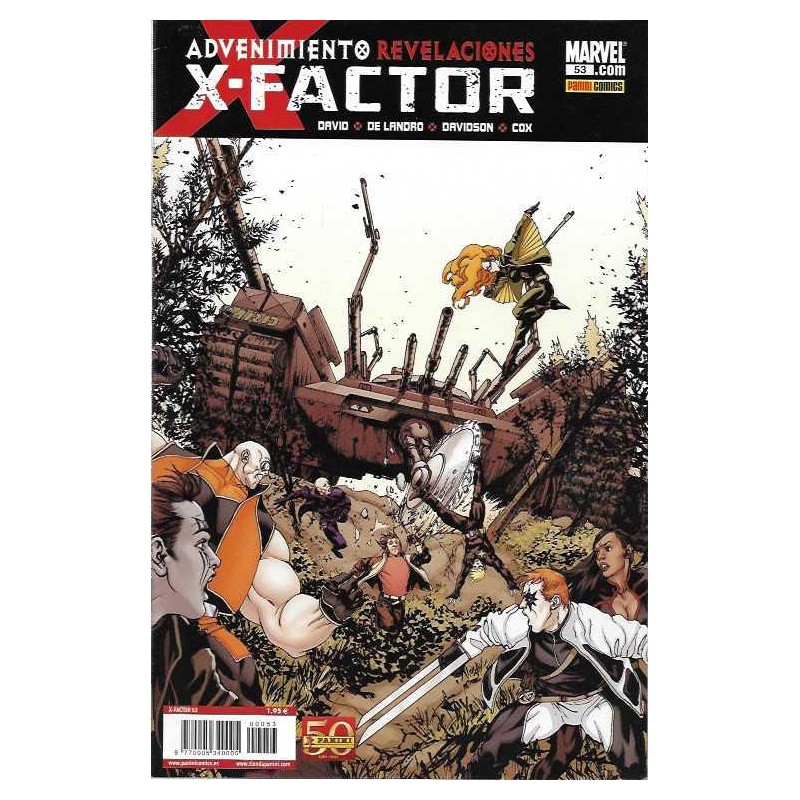 X-FACTOR VOL.2 ED.PANINI Nº 50 AL 53 ( ADVENIMIENTO REVELACION EN LOS NUMEROS 51 AL 53 )