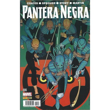 PANTERA NEGRA EDITORIAL PANINI Nº 1 AL 6 , 1º CICLO