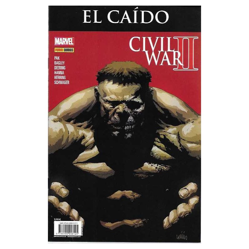 CIVIL WAR II COL.COMPLETA Nº 0 AL 8 ED.PANINI MAS EPILOGO : EL JURAMENTO ,EL ACUSADO Y EL CAIDO