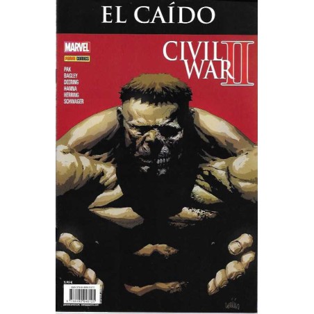 CIVIL WAR II COL.COMPLETA Nº 0 AL 8 ED.PANINI MAS EPILOGO : EL JURAMENTO ,EL ACUSADO Y EL CAIDO