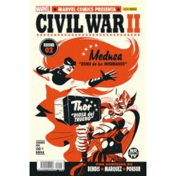 CIVIL WAR II COL.COMPLETA Nº 0 AL 8 ED.PANINI MAS EPILOGO : EL JURAMENTO ,EL ACUSADO Y EL CAIDO