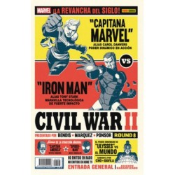 CIVIL WAR II COL.COMPLETA Nº 0 AL 8 ED.PANINI MAS EPILOGO : EL JURAMENTO ,EL ACUSADO Y EL CAIDO