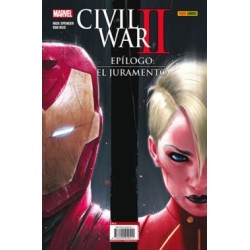 CIVIL WAR II COL.COMPLETA Nº 0 AL 8 ED.PANINI MAS EPILOGO : EL JURAMENTO ,EL ACUSADO Y EL CAIDO