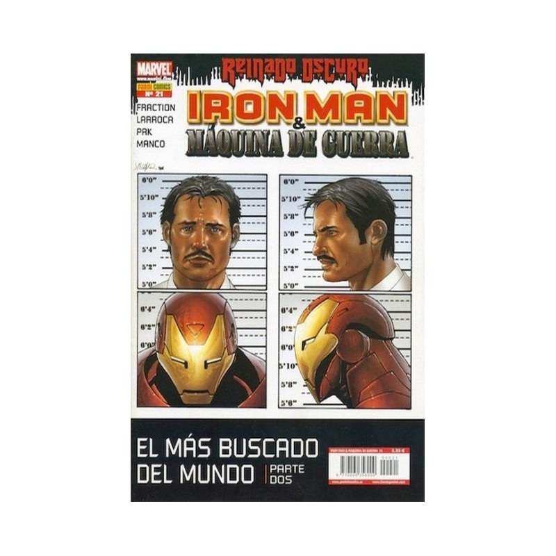 IRON MAN & MAQUINA DE GUERRA Nº 21 Y 22 EL MAS BUSCADO DEL MUNDO