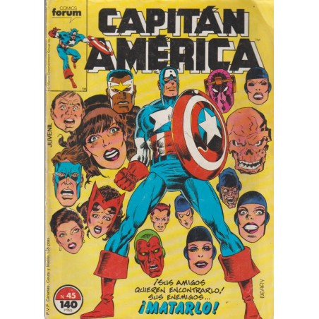 CAPITAN AMERICA VOL.1 ED.FORUM Nº 45