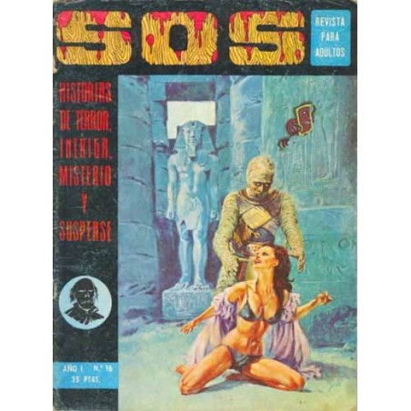 SOS HISTORIAS DE TERROR , INTRIGA MISTERIO Y SUSPENSE PRIMERA EPOCA Nº 16