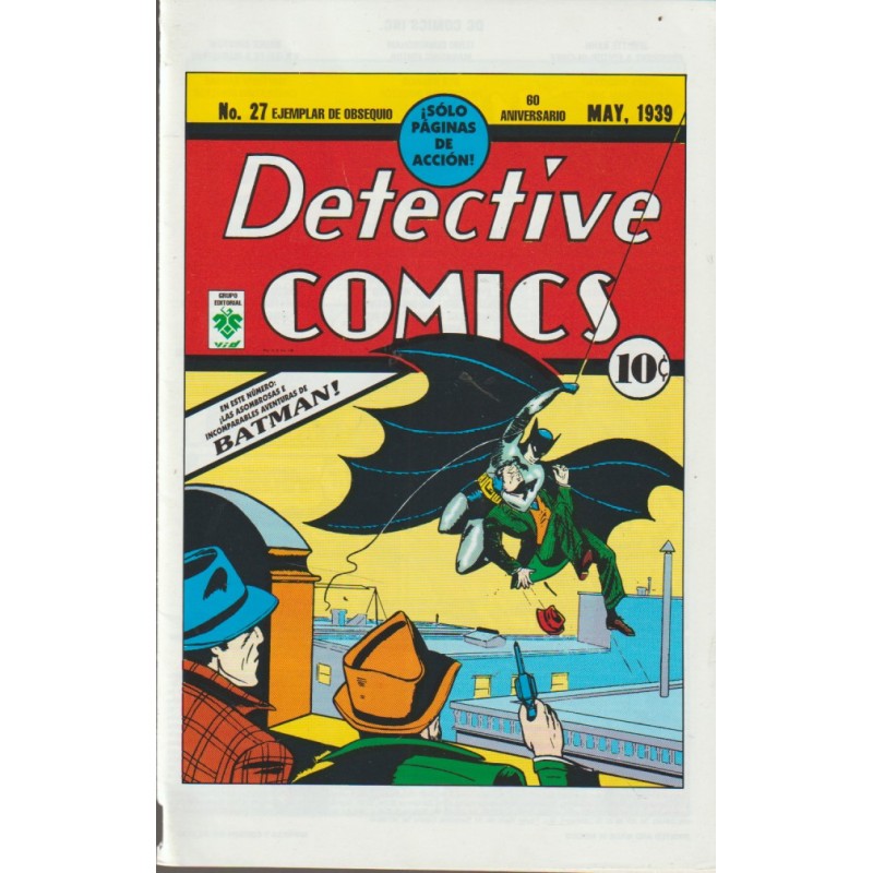 DETECTIVE COMICS Nº 27 BATMAN 1º Nº DE BATMAN Y D.COMICS Nº 32 1ª APARICION DE ROBINEDICIONES VID