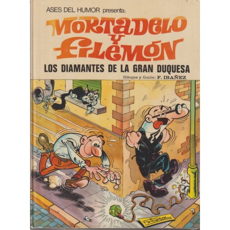 ASES DEL HUMOR ED.BRUGUERA MORTADELO Y FILEMON Nº 20 LOS DIAMANTES DE LA GRAN DUQUESA