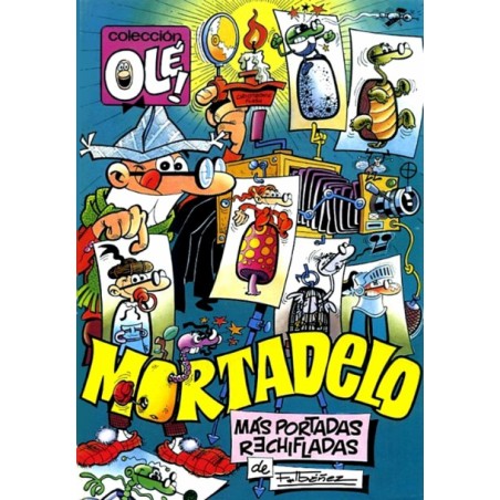 OLE MORTADELO Y FILEMON 383-M 197 MAS PORTADAS RECHIFLADAS