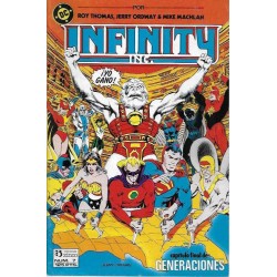 INFINITY INC Nº 1 al 22,COL.COMPLETA A FALTA DE LOS NUMEROS 9,10 Y 22 ( Nº 1 A 5 Y DEL 11 AL 21 EN 3 RETAPADOS)
