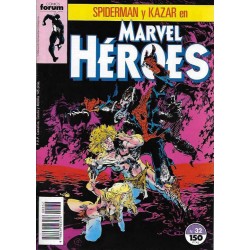 MARVEL HEROES Nº 31 A 34 SPIDERMAN ,KA-ZAR Y LA PATRULLA X EN LA TIERRA SALVAJE COMPLETA