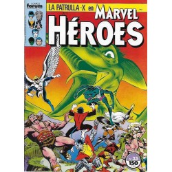 MARVEL HEROES Nº 31 A 34 SPIDERMAN ,KA-ZAR Y LA PATRULLA X EN LA TIERRA SALVAJE COMPLETA