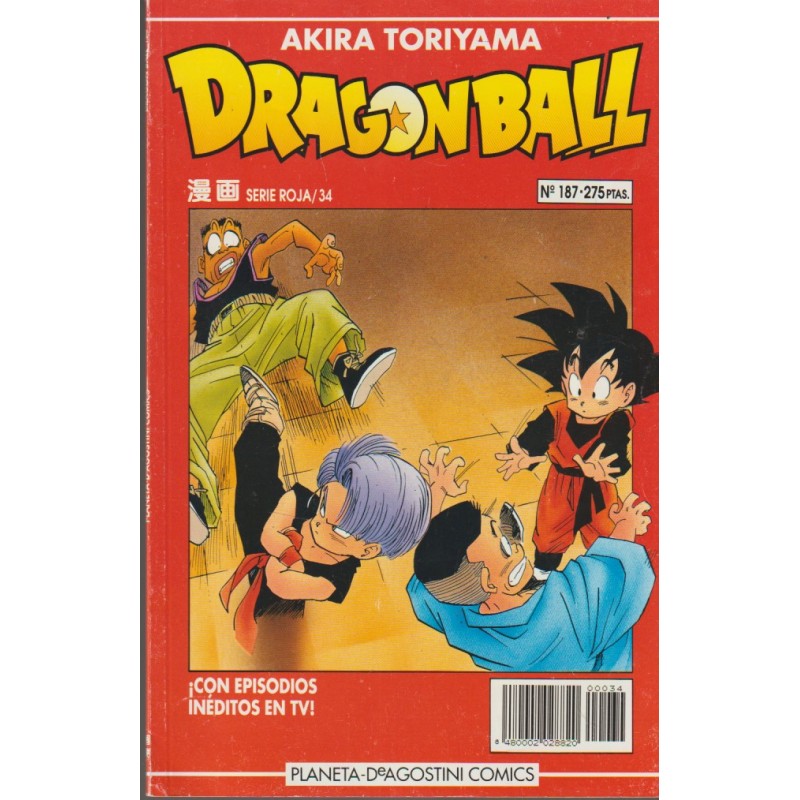 DRAGON BALL Nº 34 SERIE ROJA