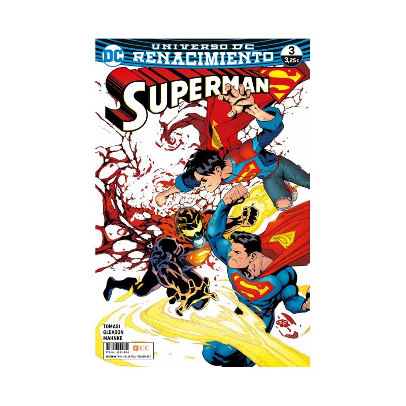 SUPERMAN UNIVERSO DC RENACIMIENTO Nº 1 AL 3 ( SUPERMAN 56 AL 58 )