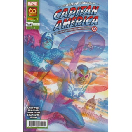 CAPITAN AMERICA VOL.8 Nº 127 AL 130 LOS ESTADOS UNIDOS DEL CAPITAN AMERICA 1 A 4  DE 5