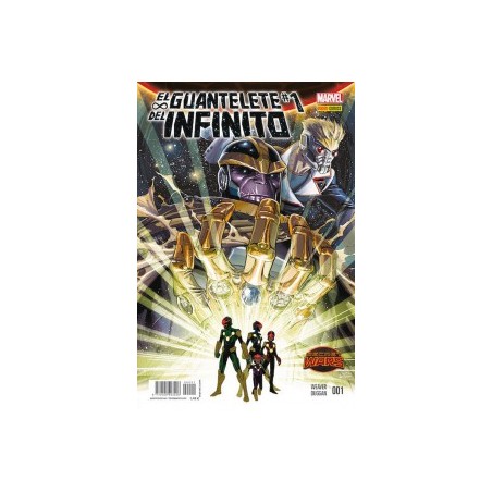 SECRET WARS : EL GUANTELETE DEL INFINITO Nº 1 A 5 , COLECCION COMPLETA