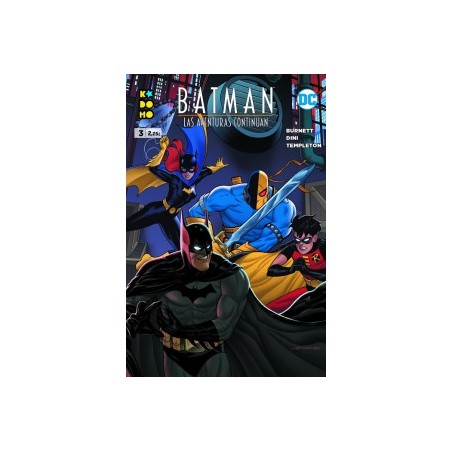 LAS AVENTURAS DE BATMAN LAS AVENTURAS CONTINUAN LOTE DE 5 COMICS AUTOCONCLUSIVOS