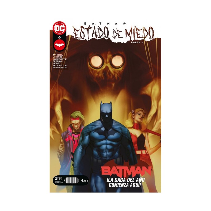 BATMAN Nº 110 BATMAN ESTADO DE MIEDO PARTE 1