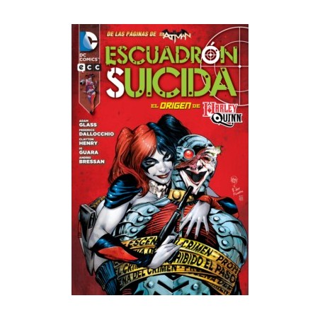 ESCUADRON SUICIDA VOL.1 AL 3 : EL ORIGEN DE HARLEY QUINN,LA MUERTE EN LA FAMILIA Y DISCIPLINA Y CASTIGO