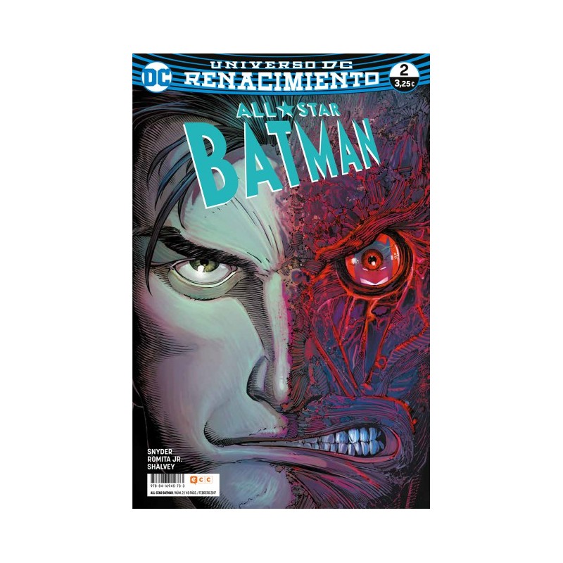 ALL STAR BATMAN Nº 1 Y 2 UNIVERSO DC RENACIMIENTO ED.ECC COMIC-BOOK POR SCOTT SNYDER