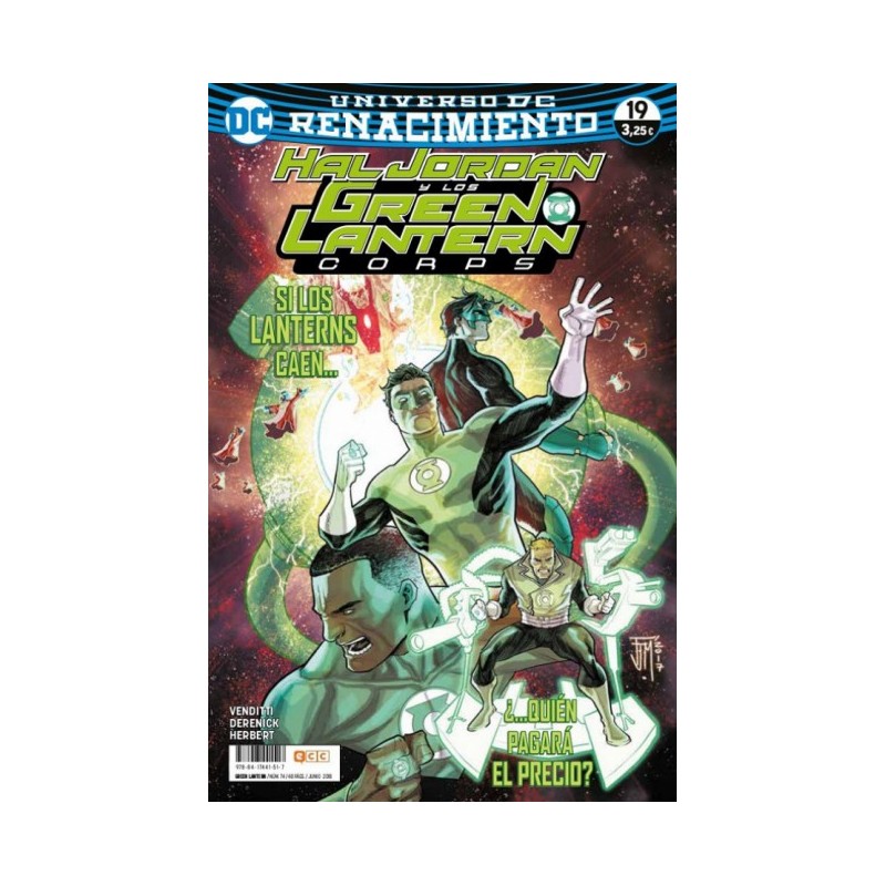 HAL JORDAN Y LOS GREEN LANTERN CORPS Nº 19 UNIVERSO DC RENACIMIENTO