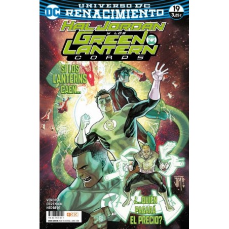 HAL JORDAN Y LOS GREEN LANTERN CORPS Nº 19 UNIVERSO DC RENACIMIENTO