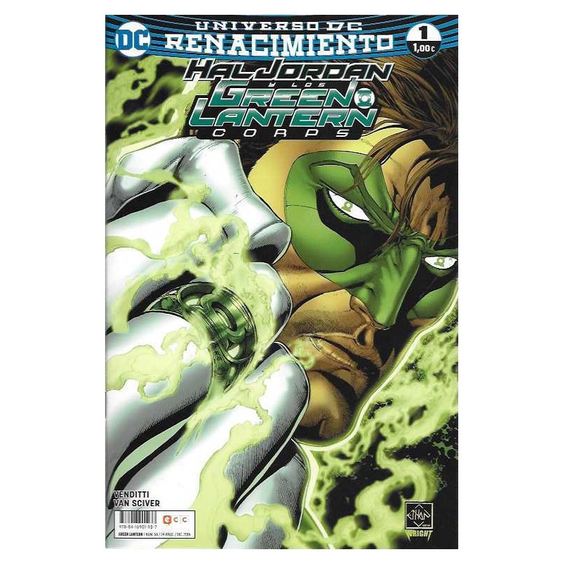 HAL JORDAN Y LOS GREEN LANTERN CORPS Nº 1 ( GREEN LANTERN ECC Nº 56 ) UNIVERSO DC RENACIMIENTO