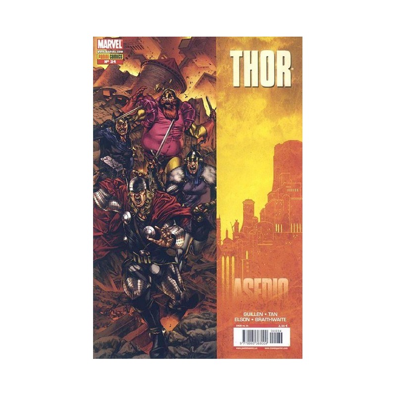 THOR Nº 34 VOL.1 ED.PANINI COMIC-BOOK ASEDIO