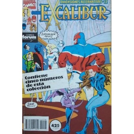 EXCALIBUR VOL.1 Nº 21 AL 25 EN UN RETAPADO ED.FORUM