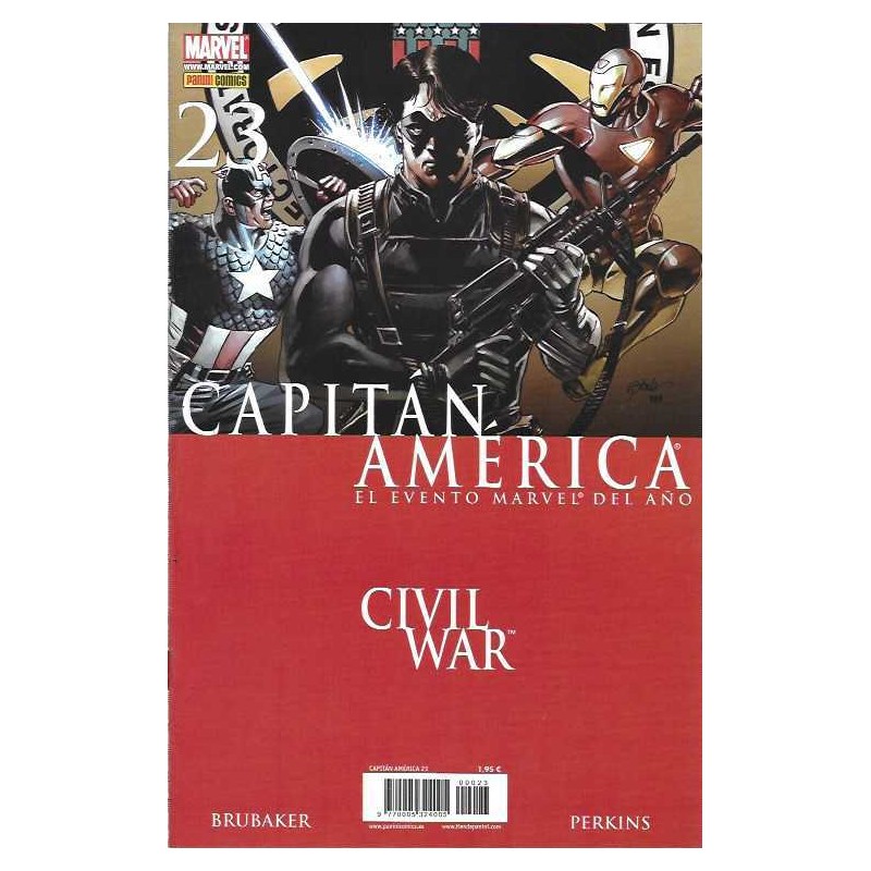 CAPITAN AMERICA VOL.7 Nº 23 AL 32 ETAPA CIVIL WAR POR ED BRUBAKER