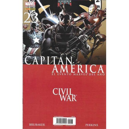 CAPITAN AMERICA VOL.7 Nº 23 AL 32 ETAPA CIVIL WAR POR ED BRUBAKER