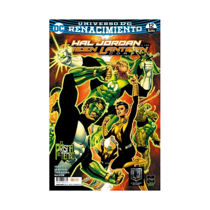 UNIVERSO DC RENACIMIENTO : HAL JORDAN Y LOS GREEN LANTERN CORPS Nº 11 Y 12 ELPRISMA 1ª PARTE Y 2ª CONCLUSION